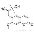 2H-1-Benzopyran-2-one, 6 - [(2R) -2,3-dihydroxy-3-méthylbutyl] -7-méthoxy CAS 28095-18-3